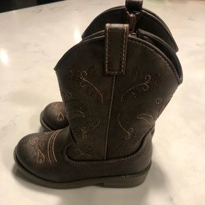 Size 8 Cowgirl boots. Toddler new with tags